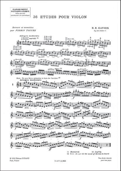 36 Etudes op. 20 - Vol. 1 - pro housle